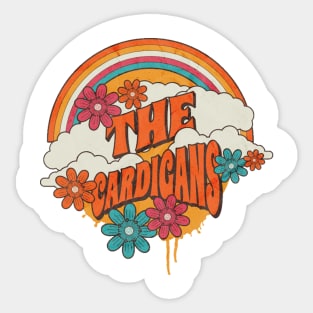 Retro Rainbow - The Cardigans Sticker